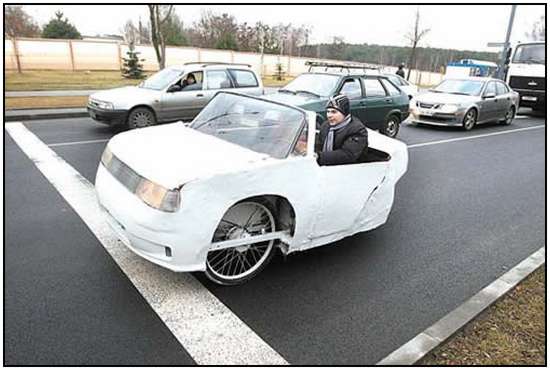 Electric Car Built by a Belarusian Teenager